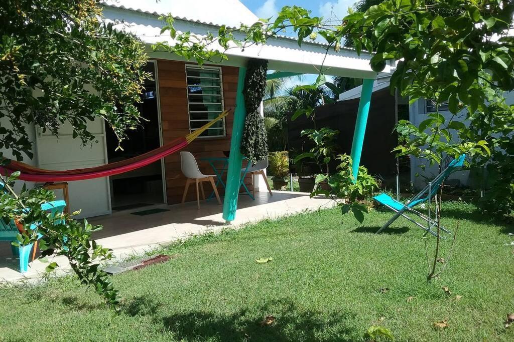 Gîte Cajou dans Domaine Tropical ventilé à Sainte-Anne Esterno foto