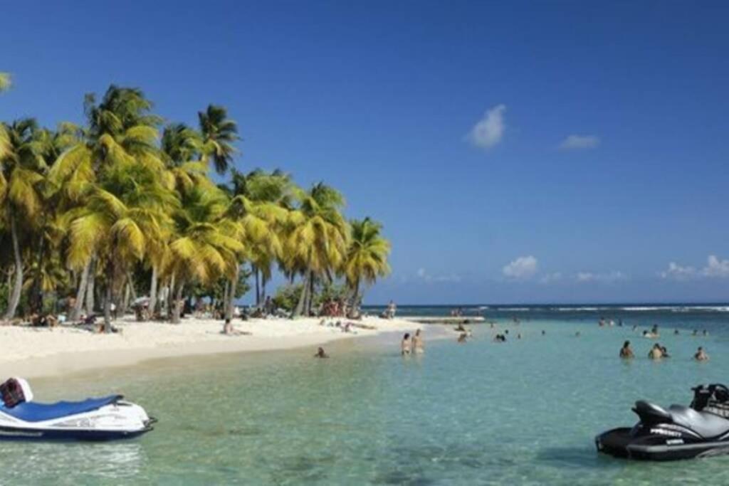 Gîte Cajou dans Domaine Tropical ventilé à Sainte-Anne Esterno foto