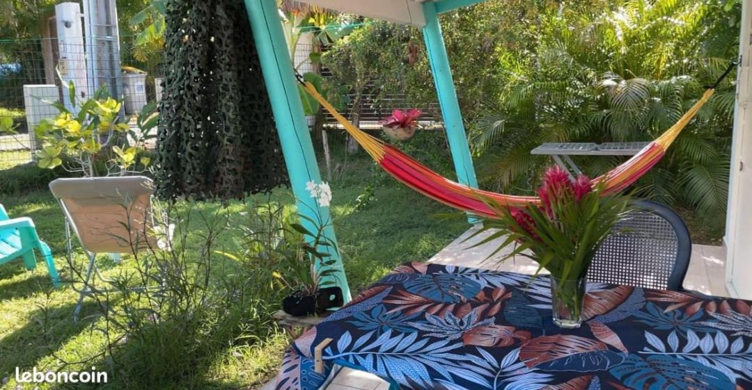 Gîte Cajou dans Domaine Tropical ventilé à Sainte-Anne Esterno foto